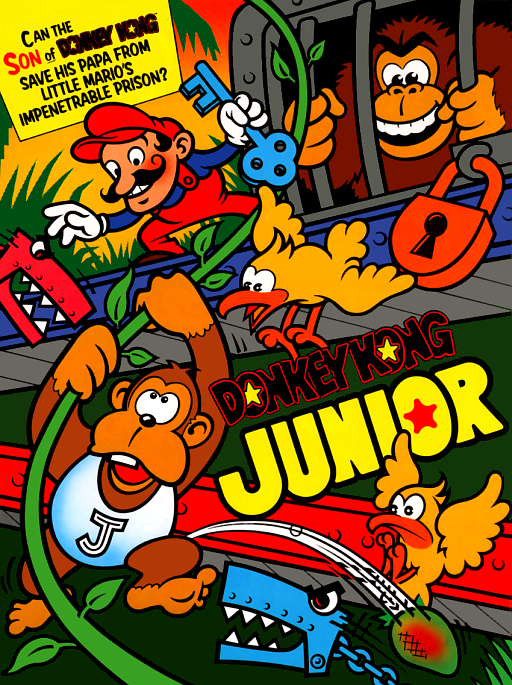 Donkey Kong Junior (US) Game Cover